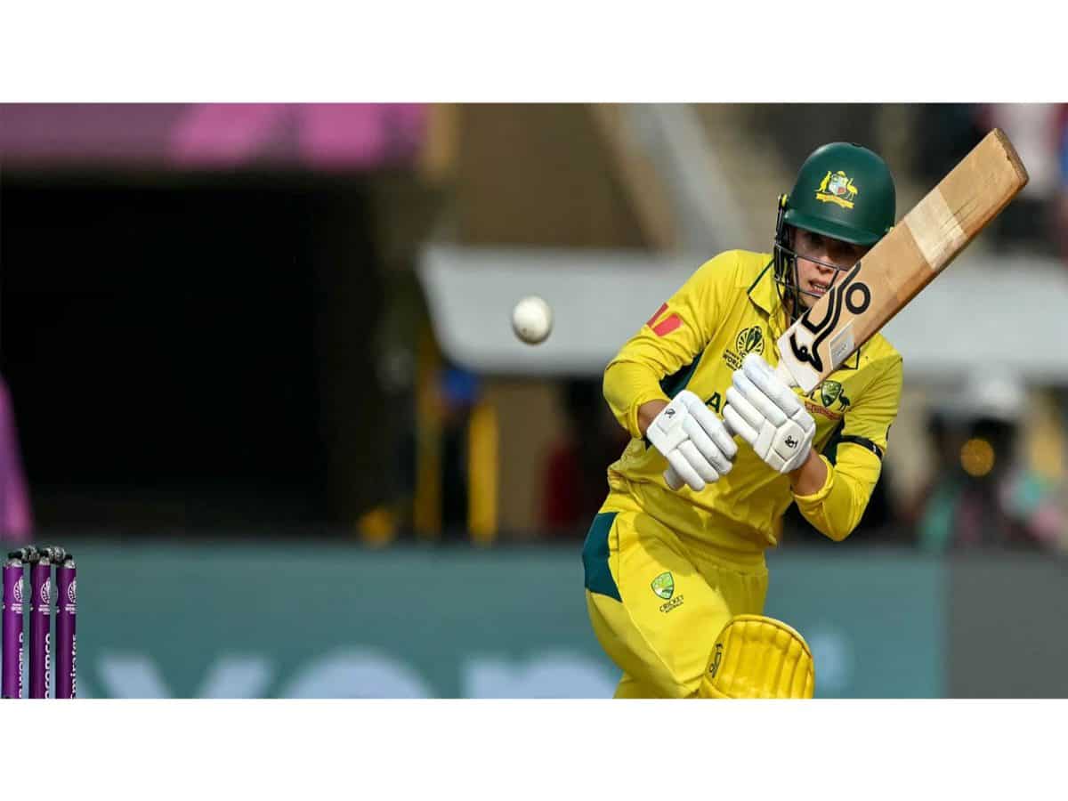 Australia's Litchfield makes history, becomes youngest to score